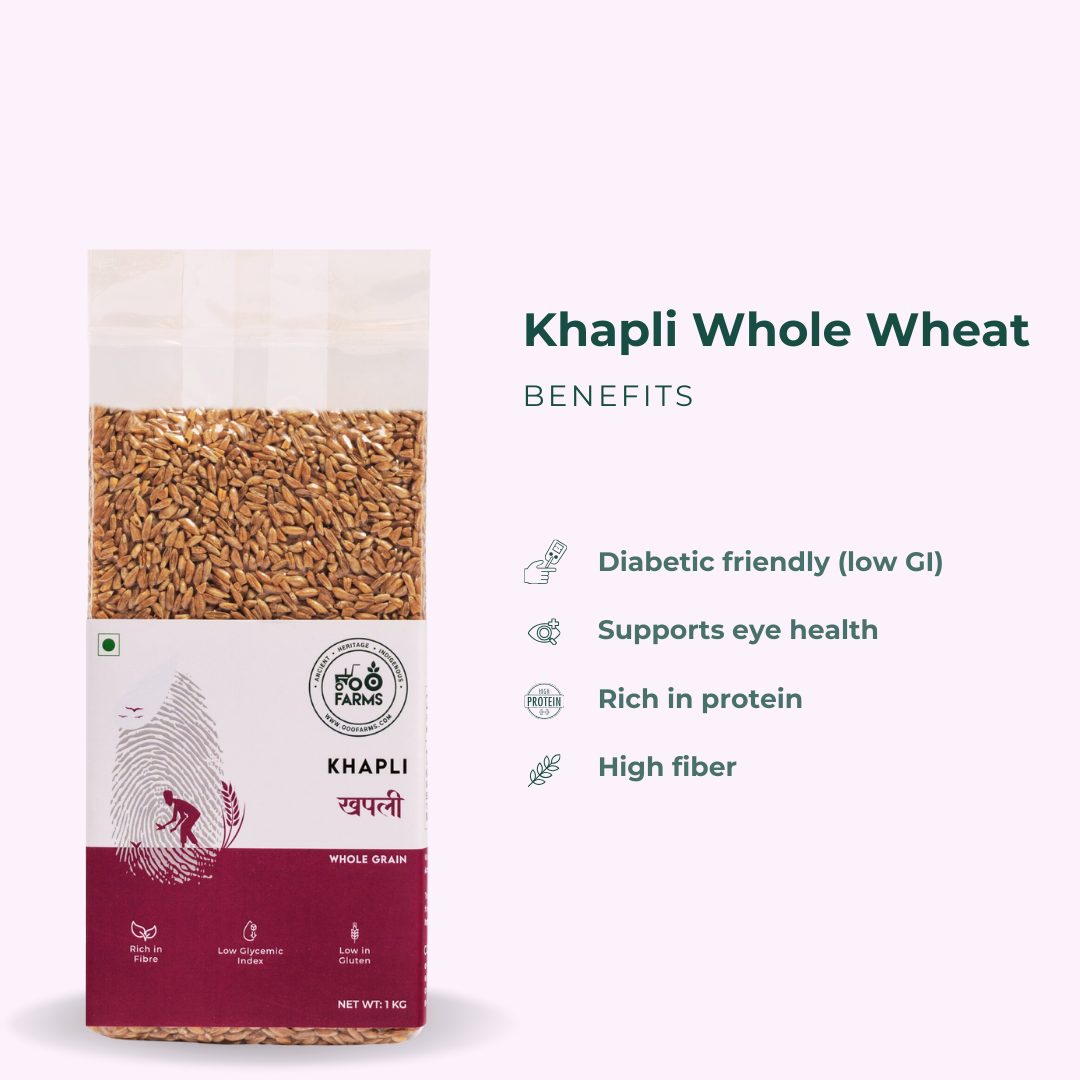 Whole Wheat Khapli / Emmer Wheat