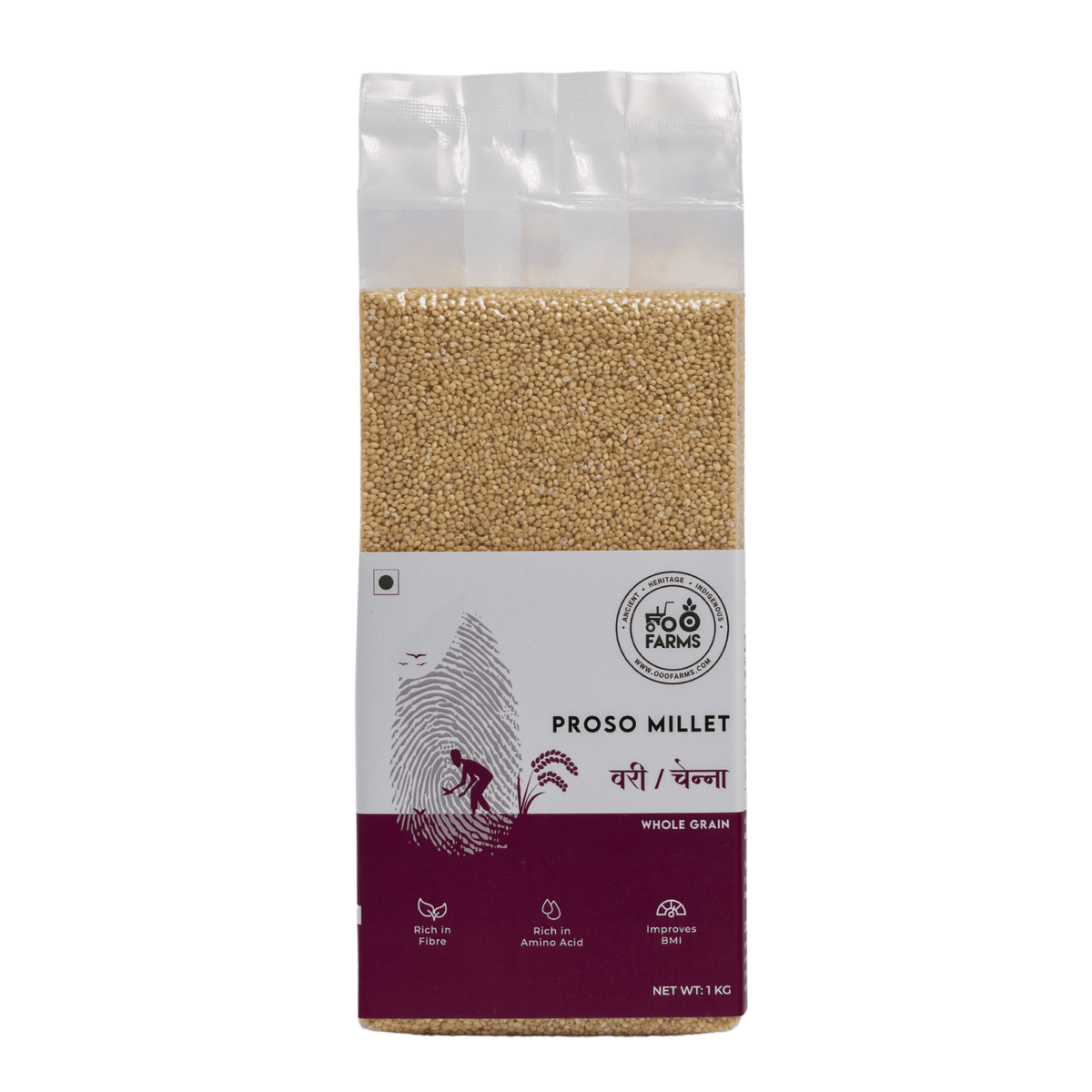 OOO Farms Proso Millet Package Frontside