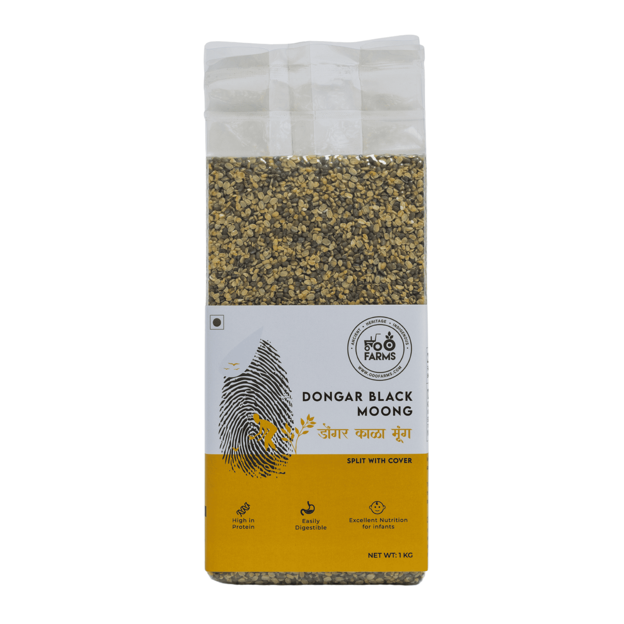 OOO Farms Split Dongar Black Moong Package Frontside