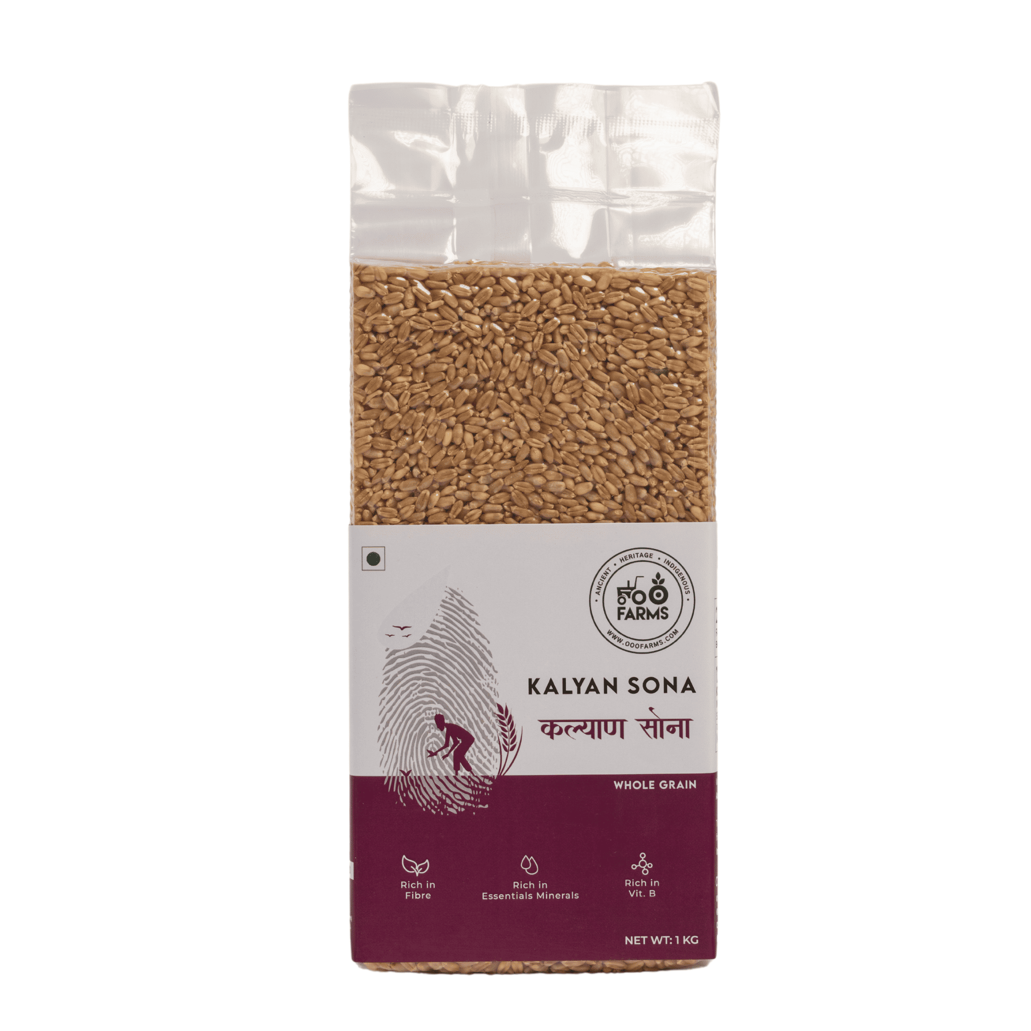 OOO Farms Whole Wheat Kalyan Sona Package Frontside