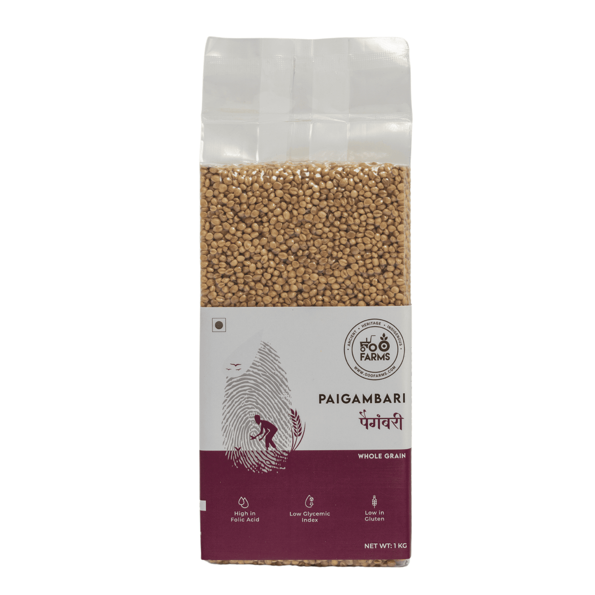 OOO Farms Whole Wheat Paigambari Package Frontside