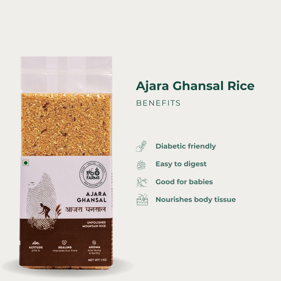 Ajara Ghansal Rice (Unpolished)