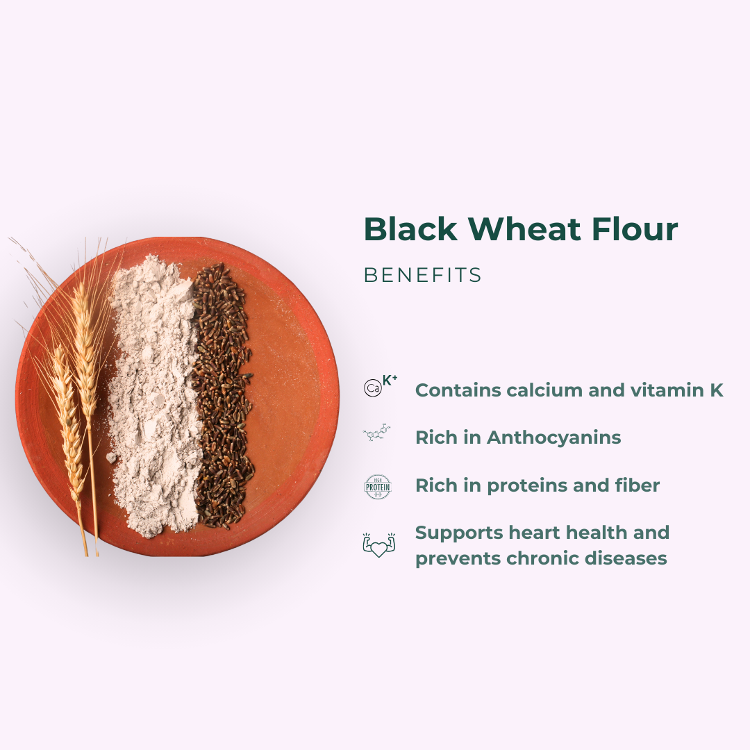 Kala Gehu Flour / Black Wheat Flour
