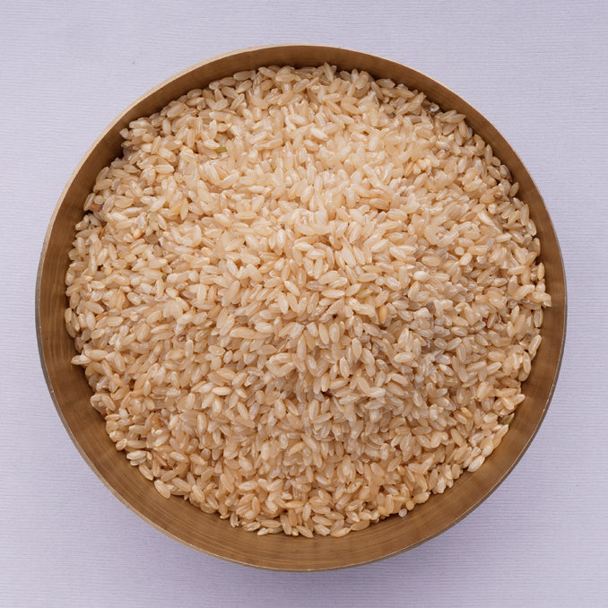 OOO Farms Ambi Moti Rice (Unpolished) in a Bowl