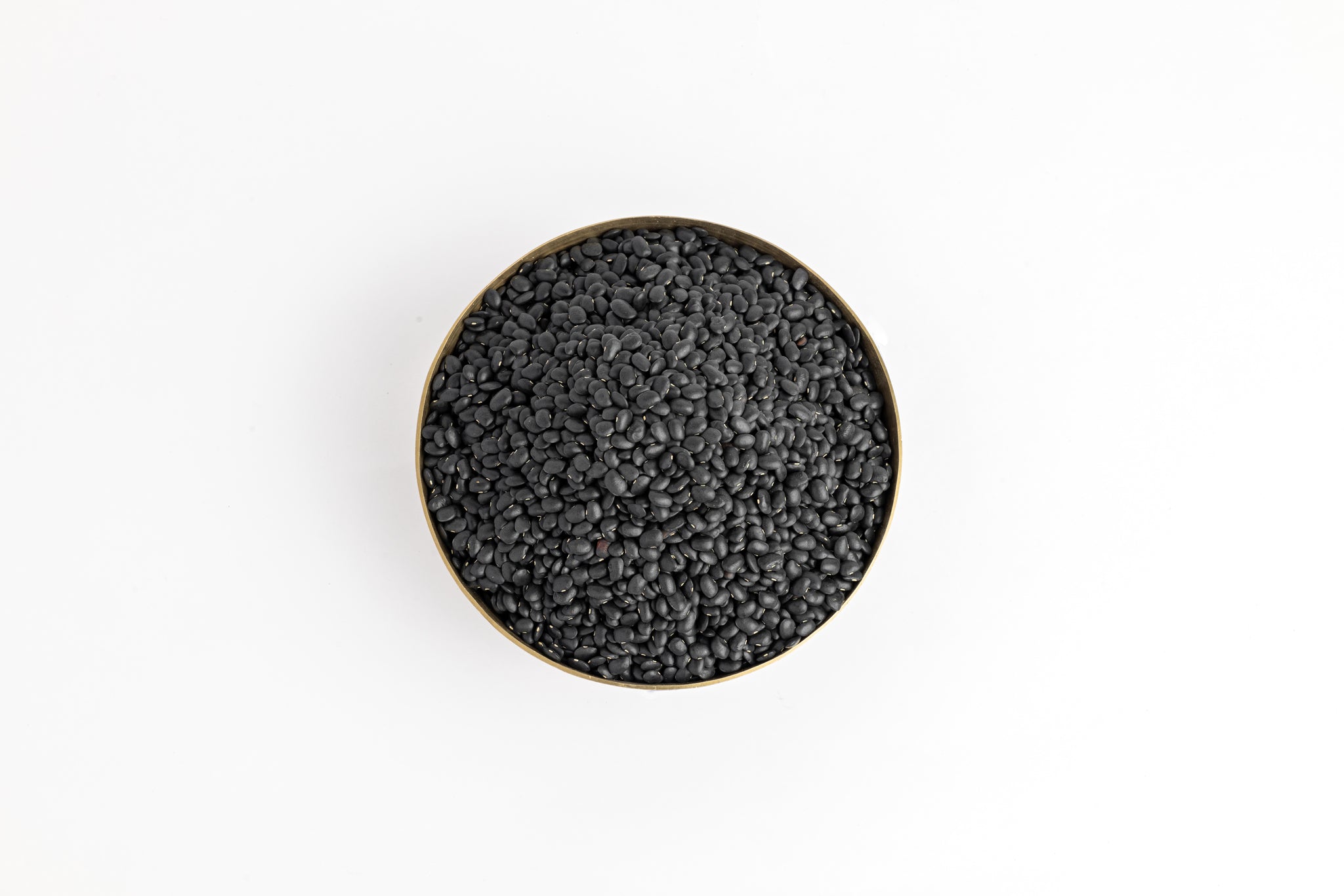 OOO Farms Whole Black Horsegram in a Bowl