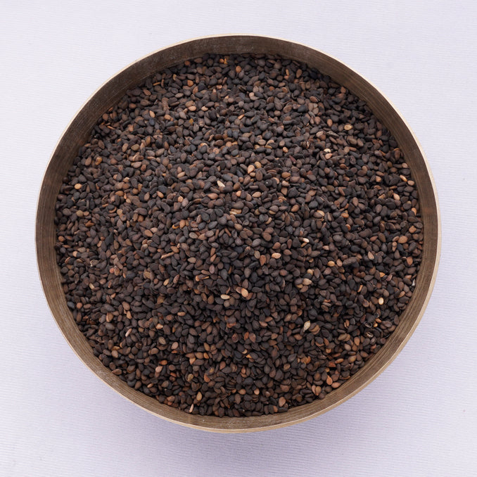 OOO Farms Black Sesame Seed ina Bowl