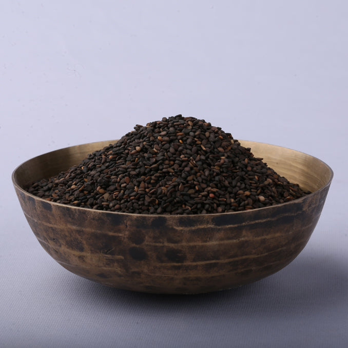 OOO Farms Black Sesame Seed in a Bowl