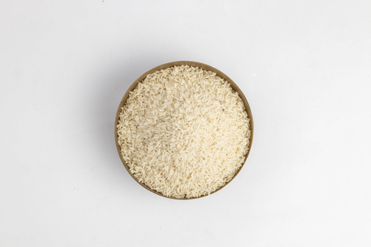 OOO Farms HMT Rice (Semi Polished) in a Bowl