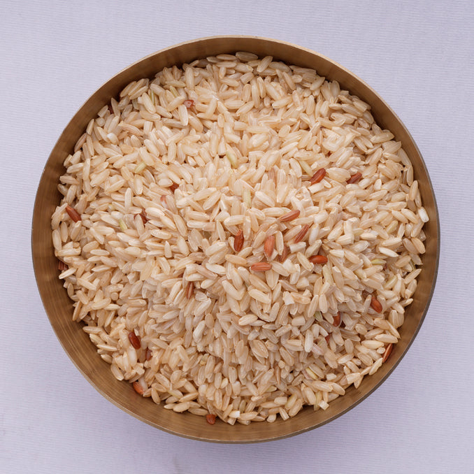 OOO Farms Krishna Kamod Rice (Unpolished) in a Bowl