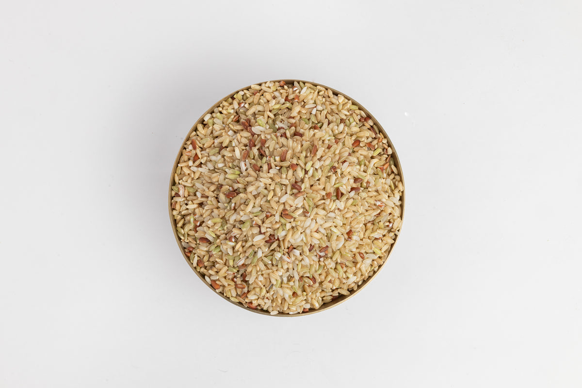 OOO Farms Madhopi Rice (Unpolished) in a Bowl