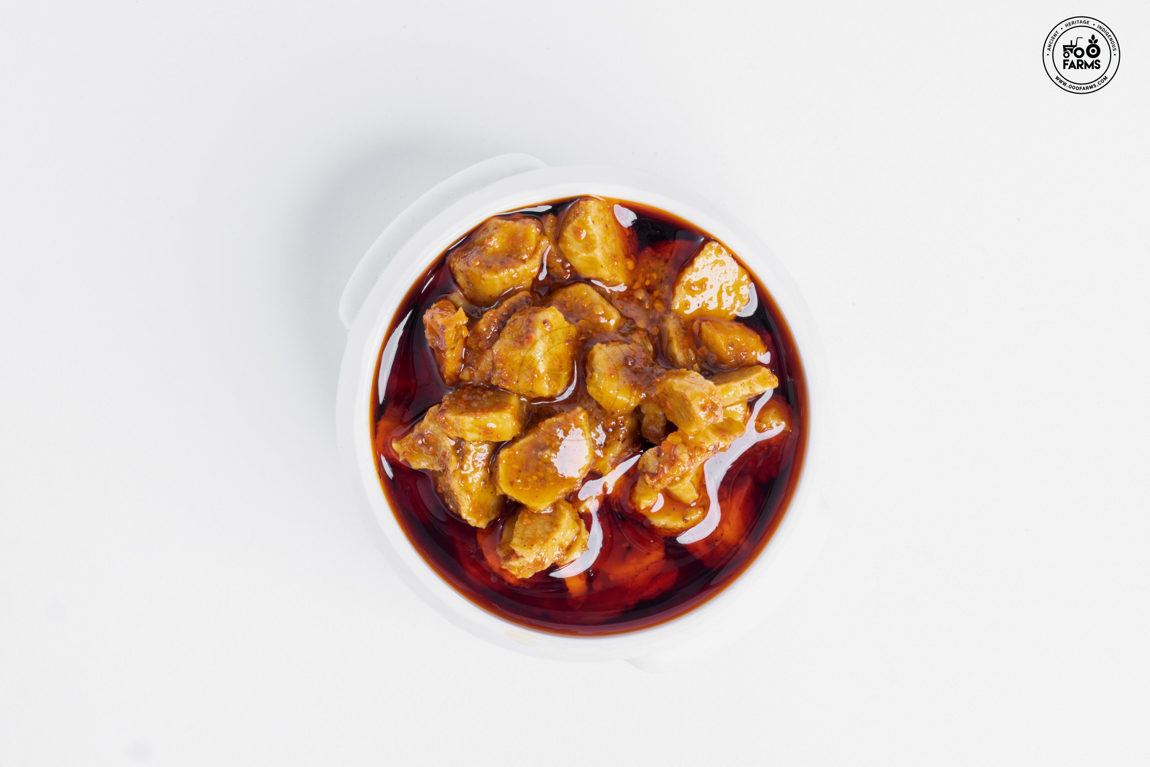 OOO Farms Amba Halad Pickle in a Bowl 1