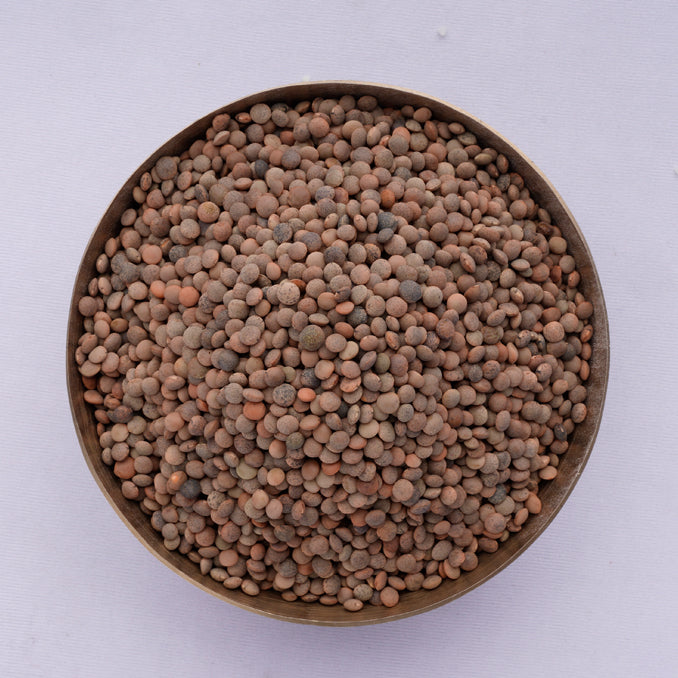 OOO Farms Whole Masoor in a Bowl