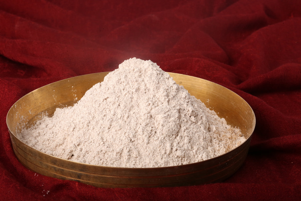 OOO Farms Finger Millet Flour in a Bowl