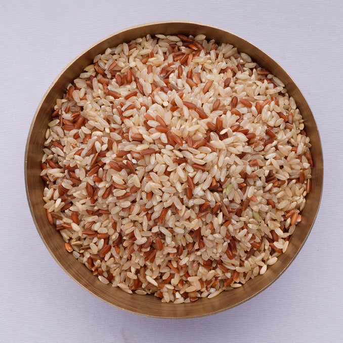 OOO Farms Stony Ambemohar Rice (Unpolished) in a Bowl