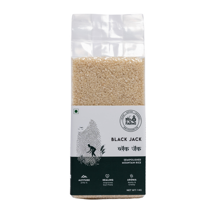 OOO Farms Black Jack Rice (Semipolished) Package Frontside