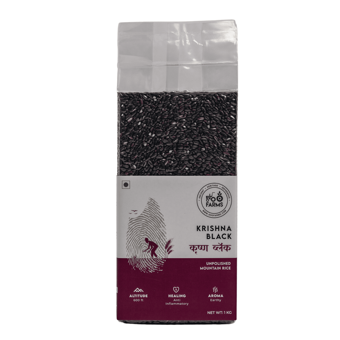 Krishna Rnr Rice Krishna Black Rice (Unpolished) – OOO Farms