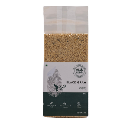 OOO Farms Unpolished Urad Dal Package Frontside