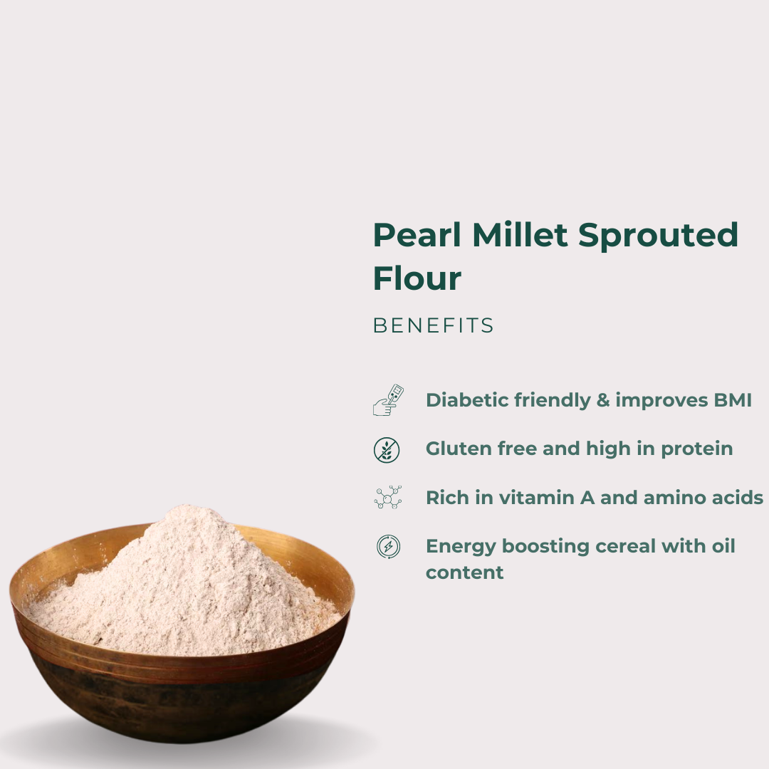 Pearl Millet Sprouted Flour / Bajra Sprouted Flour