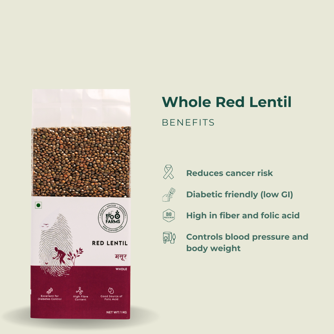 Whole Red Lentil