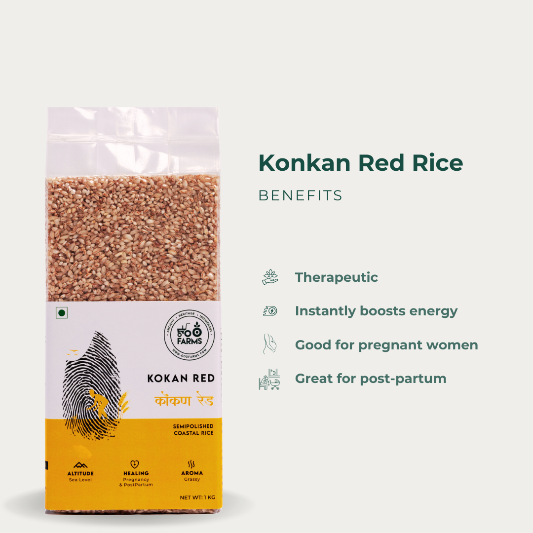 Konkan Red Rice (Semi Polished) Konkan Red Rice (Semi Polished)