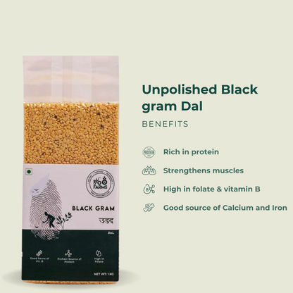 Unpolished Black Gram Dal