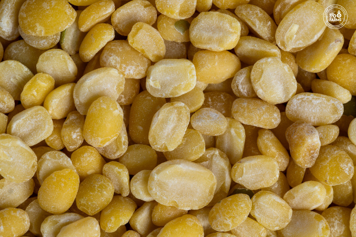 OOO Farms Unpolished Green Moong Dal 