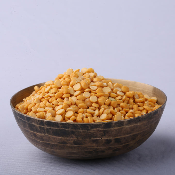 OOO Farms Brown Chana Dal in a Bowl