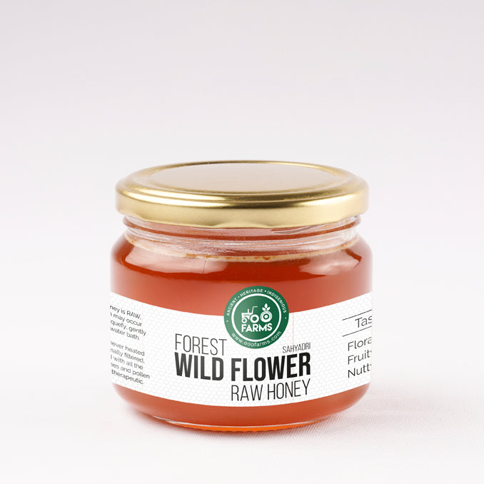 OOO Farms Sahyadri Raw Honey Small Bottle 