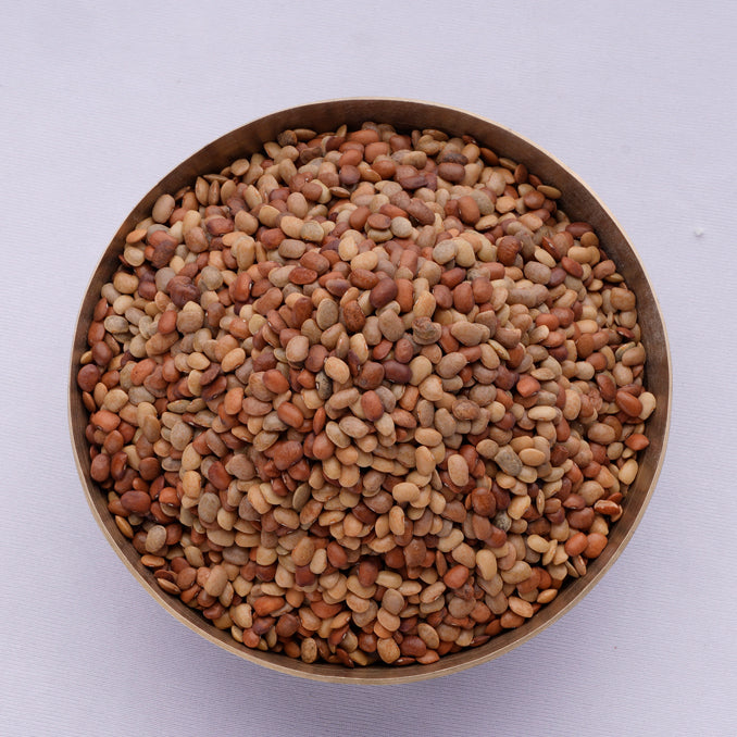 OOO Farms Whole Brown Horsegram in a Bowl