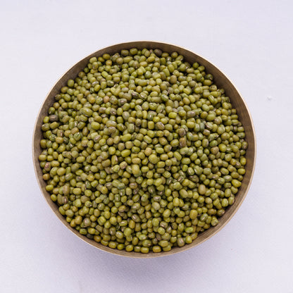 OOO Farms Whole Green Moong in a Bowl