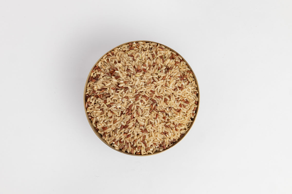 OOO Farms Royal 98 Rice (Semi Polished) in a Bowl
