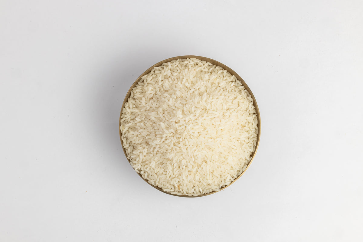 OOO Farms Wada Kolam Rice (Semipolished) in a Bowl
