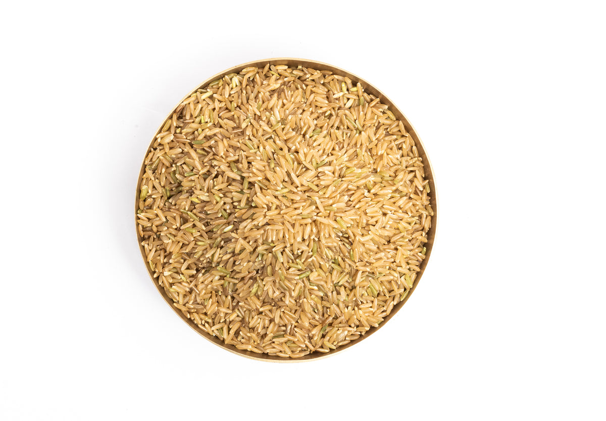OOO Farms Wada Kolam Rice (Unpolished) in a Bowl