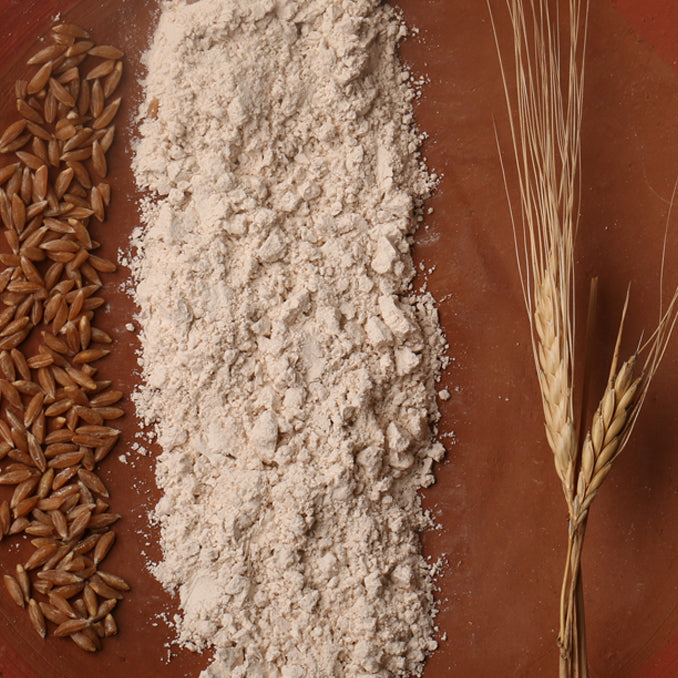Khapli Flour / Emmer Wheat Flour / खपली